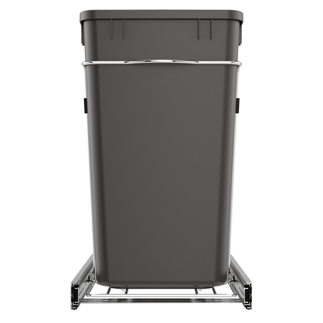 Rev-A-Shelf Double Pullout Trash Can 35 qt. for Kitchen 